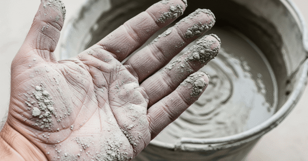 riscos do trabalho com cimento para pedreiros e construtores