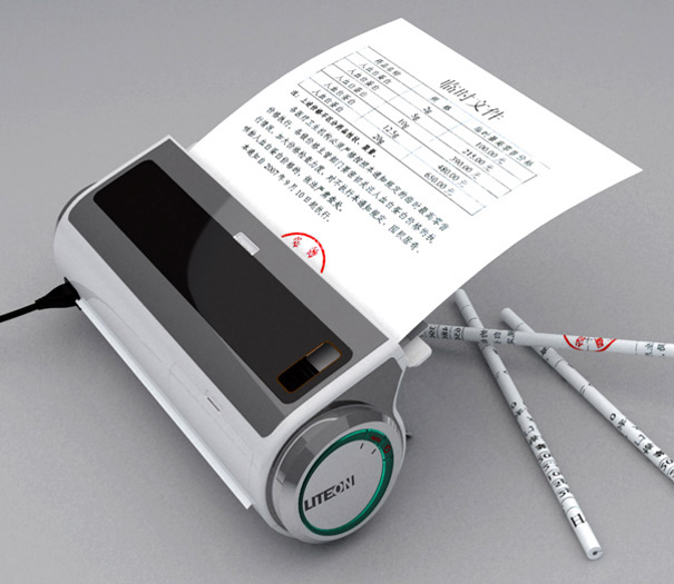 Máquina Chinesa Que Transforma Papel Velho em Lápis Sustentável