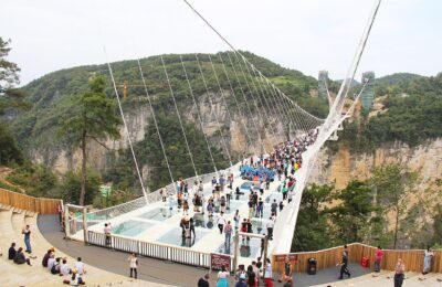ponte de vidro Zhangjiajie