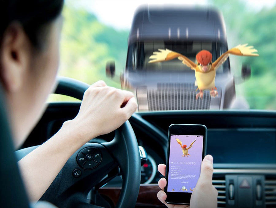 Road safety professionals issue a warning to road users: Don't play Pokémon Go and drive. The viral sensation released this month has players staring at their phones catching and training Pokémon creatures. “Pokémon” (which translates to “pocket monster”) first took America by storm as a card game in the late 1990s and is exploding into the national consciousness again. It is a nostalgia trip and wish fulfillment for the generation of 20-to-30-somethings who grew up with the game and a new challenge for younger players. The latest version uses a phone’s sensors, camera and GPS technology to create a sort of augmented reality that allows players to catch and train Pokémon in the real world. Unlike most video games, “Pokémon Go” encourages or even requires players to walk and explore the outdoors. The game is becoming so popular that it was on the verge of overtaking Twitter on Monday in terms of active users, and had already overtaken the popular dating app Tinder. But the game poses safety hazards on the roadways -- for drivers and people walking on the streets, one road safety officer warns. “This new, all-consuming Pokémon Go craze has caught the entire country by surprise, and as such we are concerned about the consequences playing this game can have on road safety,” said Road safety officer with Mayo County Council Noel Gibbons in a statement.