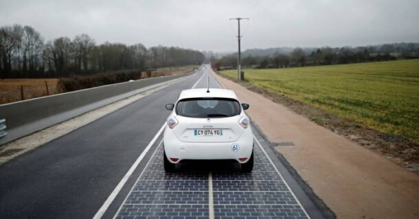 Primeira estrada com painéis solares do mundo é inaugurada na França