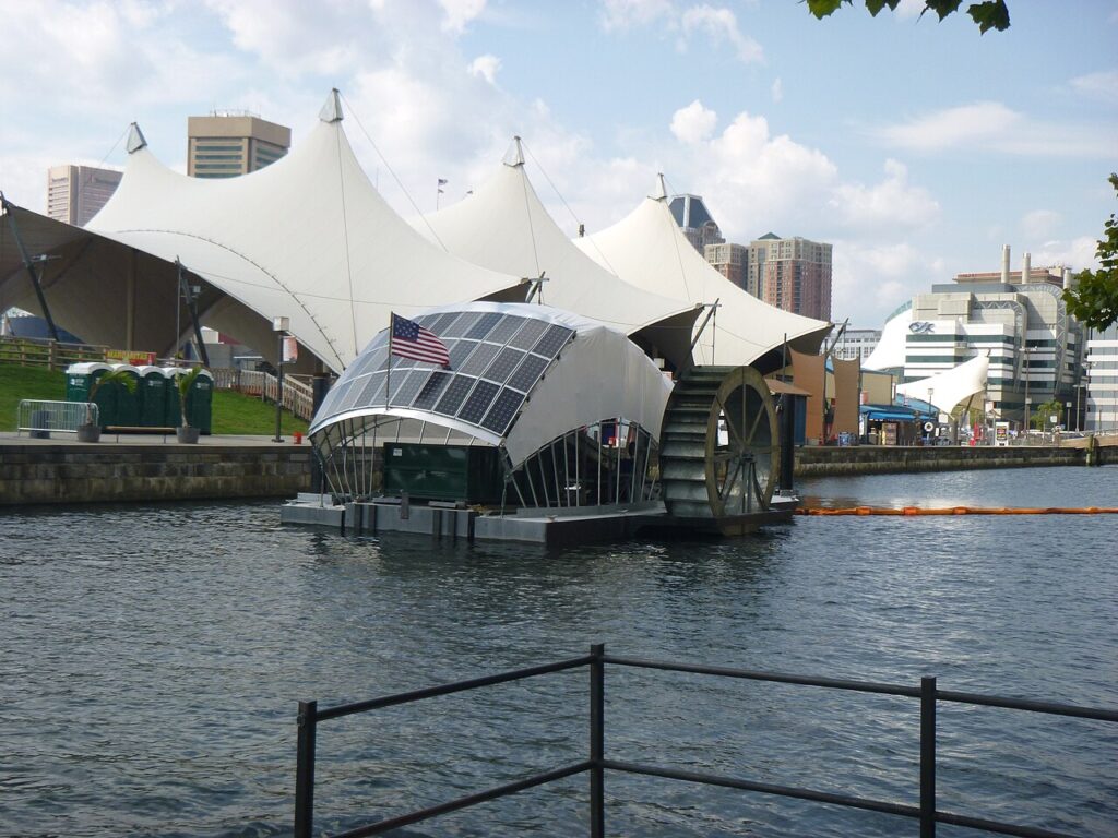 Conheça o Sr. Trash Wheel, máquina de limpar rios que está revolucionando Baltimore Mr. Trash Wheel