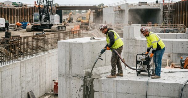 grauteamento - construção civil