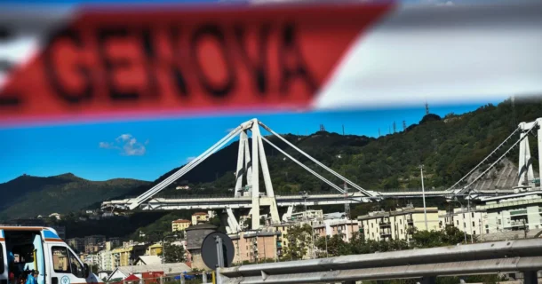 tragédia da queda da ponte Morandi