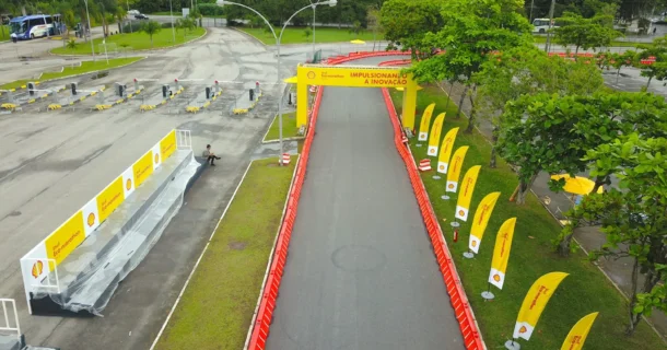 As 45 equipes que participam da Shell Eco-marathon equipes da Shell Eco-marathon