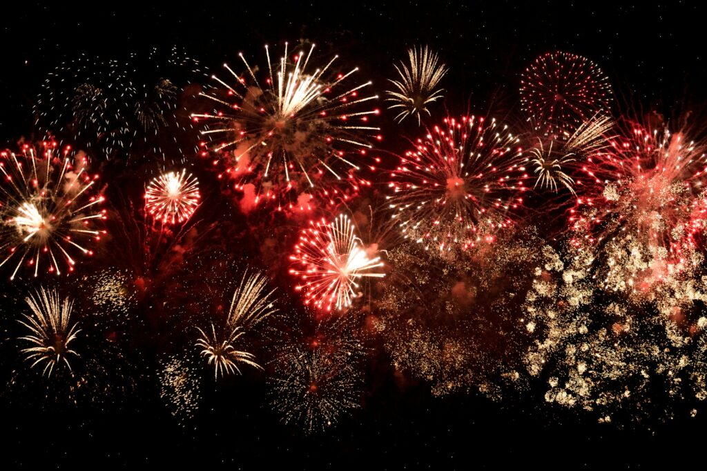 fogos de artifício