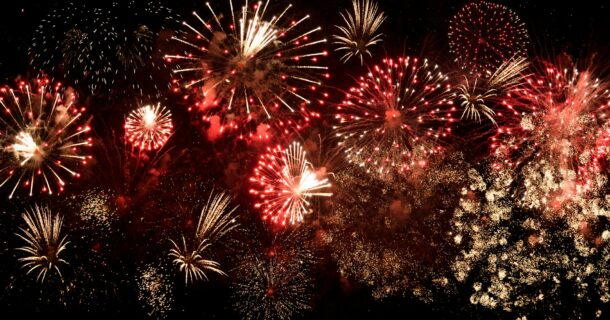 fogos de artifício