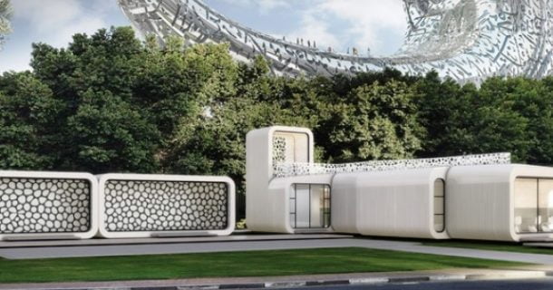 Um edifício de 600 m² impresso 100% em 3D