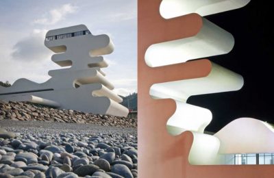 Conheça o design de edifício em zigue-zague na Geórgia