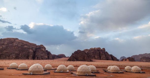 O que podemos aprender com as cúpulas geodésicas do deserto de Wadi Run