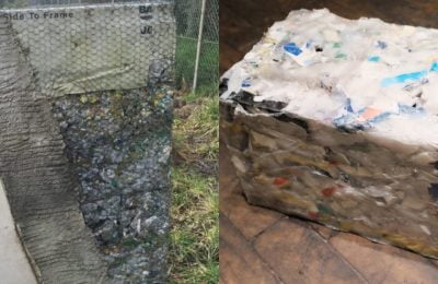 Startup produz blocos com lixo reciclado recolhido nos oceanos