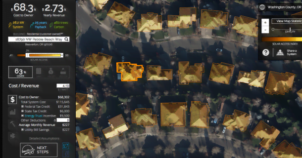 Mapa prevê potencial de energia solar