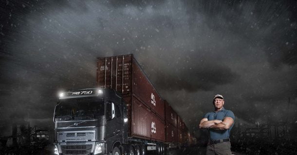 Conheça o incrível caminhão da Volvo, capaz de puxar 750.000kg de uma só vez