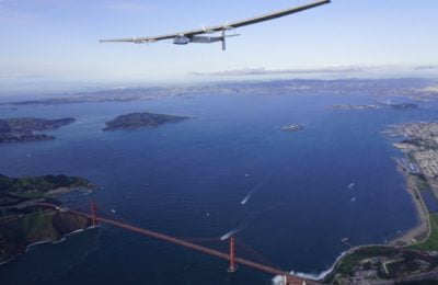 Avião solar pousa na Califórnia após 60h de vôo autônomo