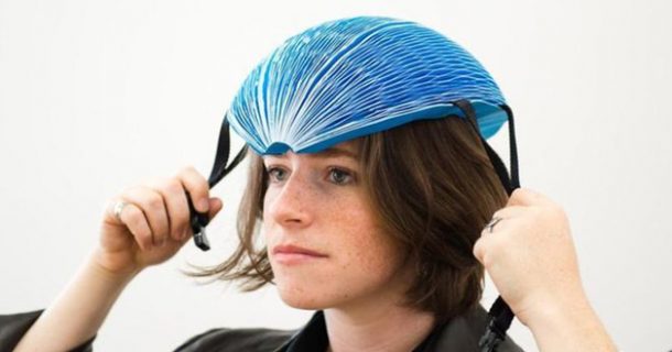 Engenheira vence prêmio internacional ao criar capacete de papel