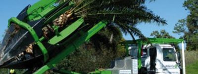 Equipamento é capaz de transportar árvores