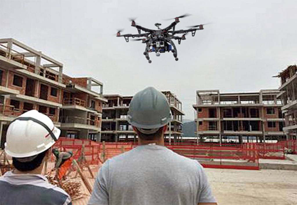 drones construção civil blog da engenharia