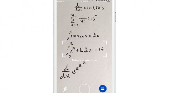 Aplicativo soluciona equações escritas à mão