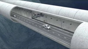 Projeto da Noruega prevê a construção de ponte flutuante e túnel submerso