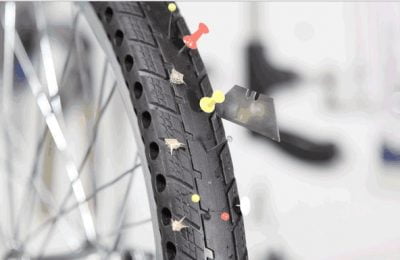 Seria um sonho? Este pneu de bicicleta nunca fura e não precisa encher