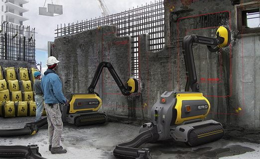 Funcionário do futuro: esse robô realiza demolição e ainda recicla o material retirado