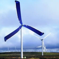 Energia Renovável - cientistas criam turbina eólica com placas solares