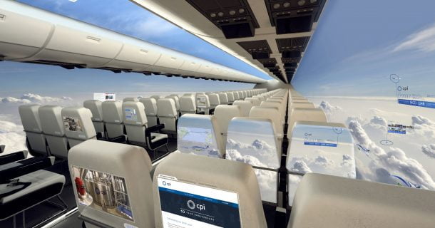 revestimento digital de avião