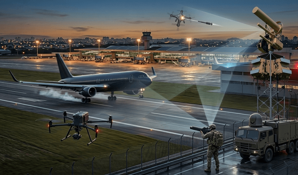 Drones ameaçam aeroportos e já causam caos no espaço aéreo: entenda o risco real drones aeroportos