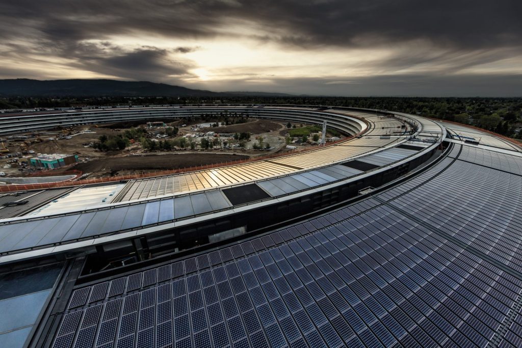 Apple Park paineis solares