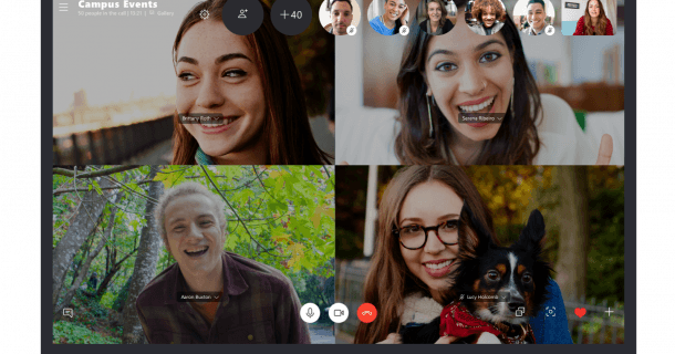 videochamadas via skype