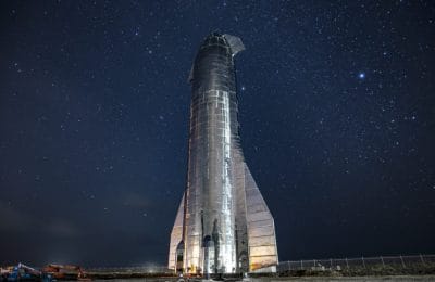 Starship MK1. Fonte: SpaceX.