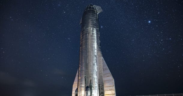 Starship MK1. Fonte: SpaceX.