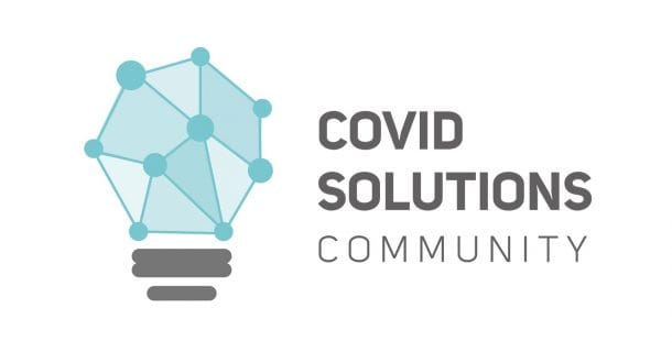 covid solutions community slogan