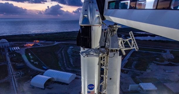 Crew Dragon. Imagem: NASA.