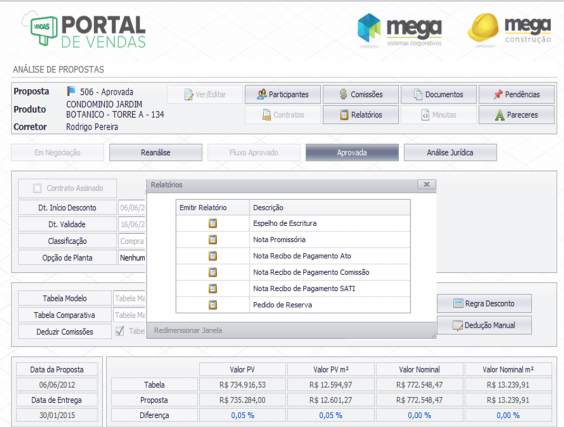 Imagem ilustrativa do sistema ERP Mega Construção.