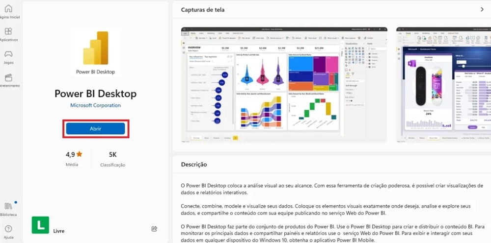 Power Bi na engenharia