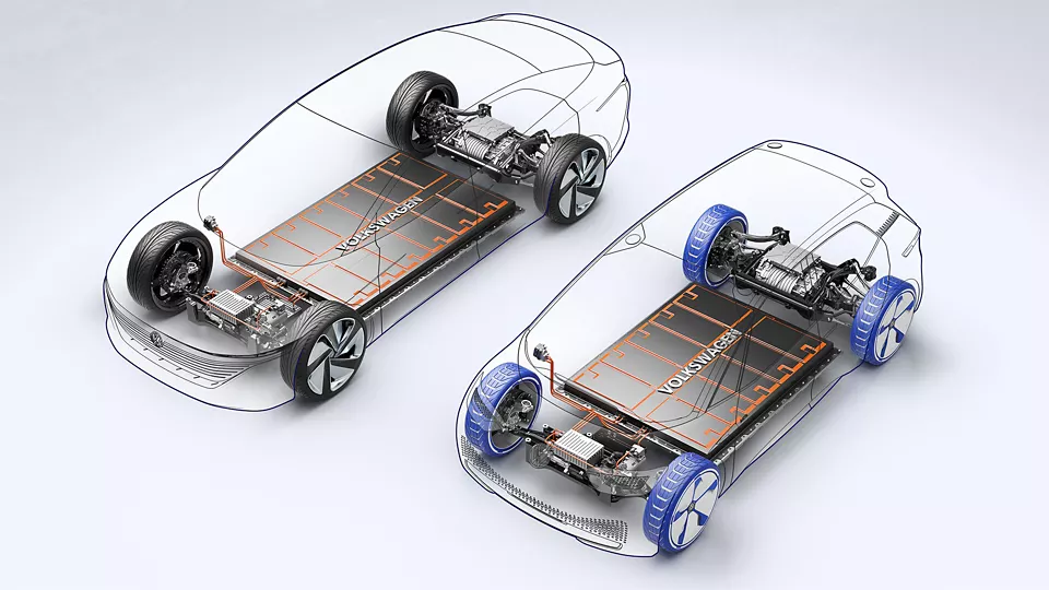 A imagem apresenta dois modelos de plataformas. A primeira tem uma bateria maior em relação a segunda