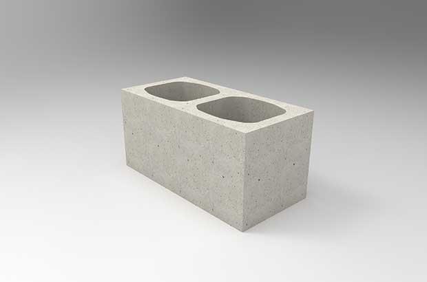 imagem ilustrativa de bloco de concreto estrutural