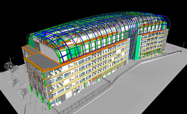 Projeto feito por sofware em BIM