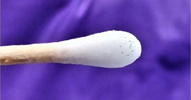 Theragripper na ponta de cotonete