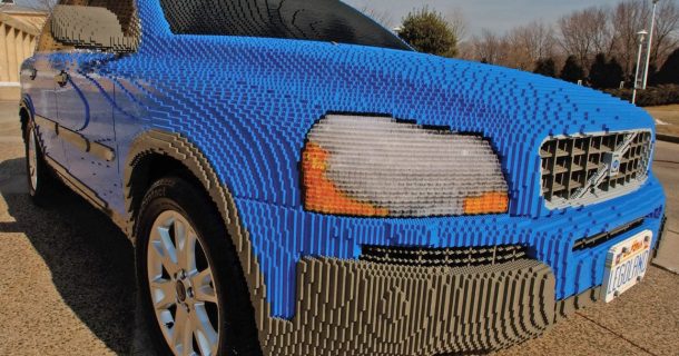 volvo azul de lego