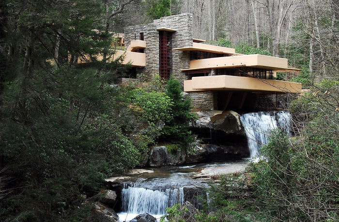 Casa da Cascata, do Arq. Frank Lloyd Wright 