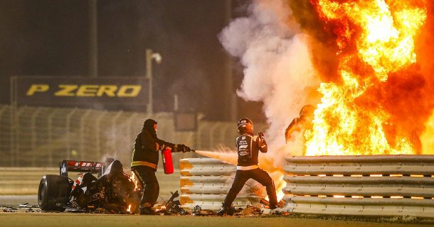 Grosjean saidno do acidente