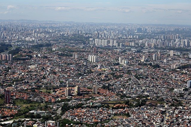 vista área da cidade de são Paulo 
