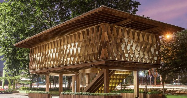 Indonésia inaugura biblioteca comunitária que é exemplo de iluminação e ventilação natural