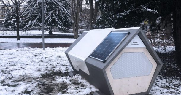 cápsulas para desabrigados