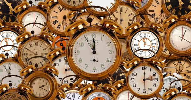 Relógios, Tempo