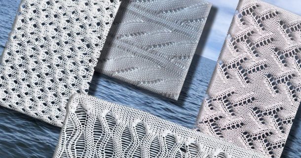 Padrões de tecido de polietileno. Fonte: MIT.