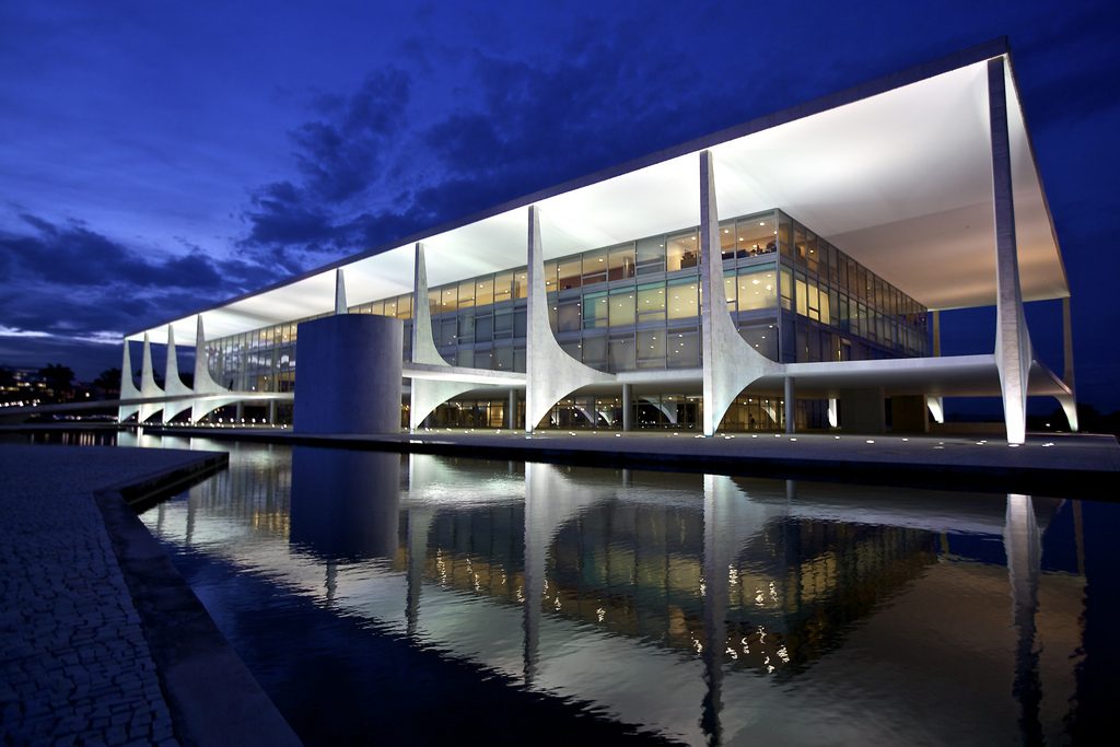 Fachada do Palácio da Alvorada