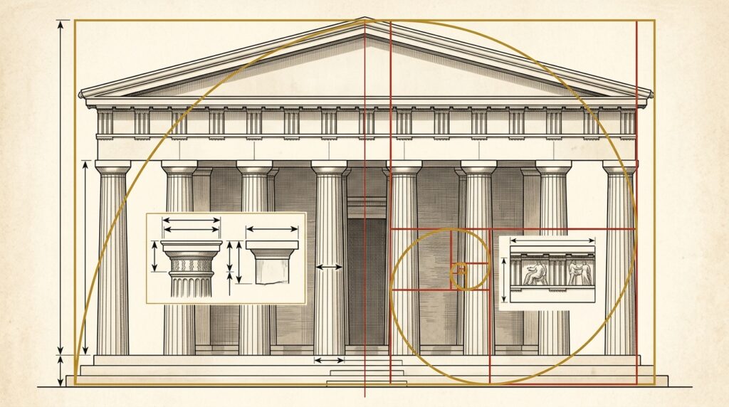 A Forma das Coisas: entenda o que é Proporção Áurea e como ela se aplica à Arquitetura proporção áurea